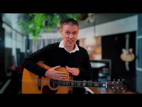 Still image of Patrick tapping polyrthym guitar lesson | Learn Fingerpicking