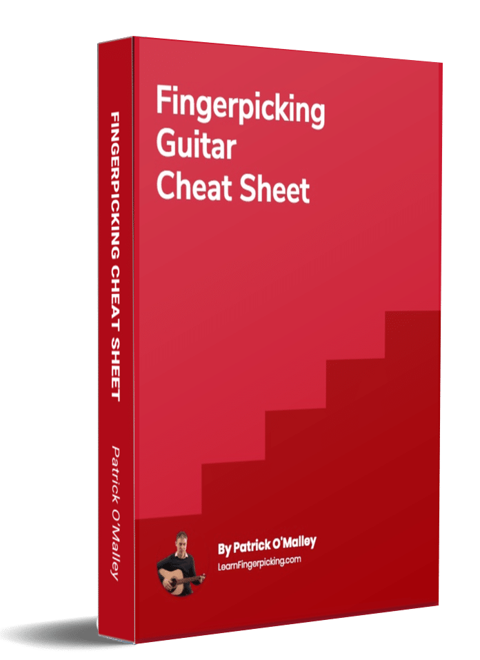 cheat sheet fingerpicking guide cover