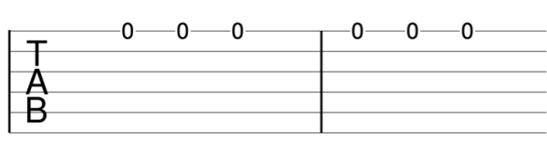 guitar tab how to read -jingle bells